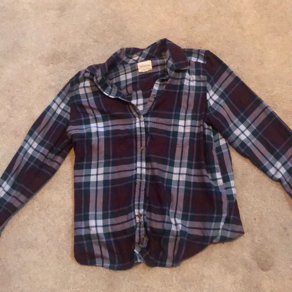 Size XL American eagle boyfriend fit flannel